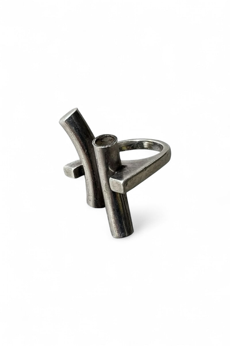 925 SILVER RING / SILVER  [SIZE: 8号 USED]