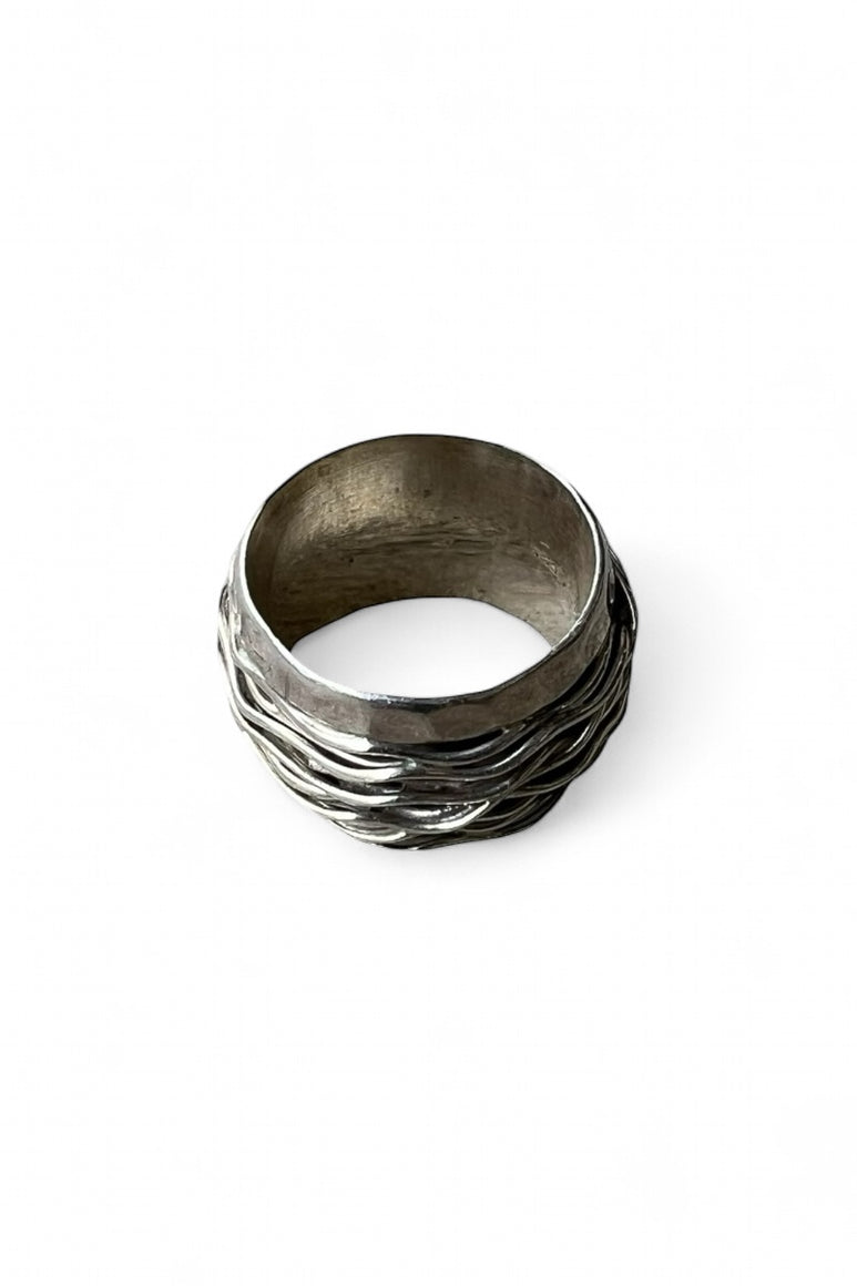 925 SILVER RING / SILVER  [SIZE: 15号 USED]