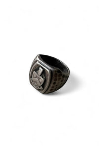 925 SILVER RING / SILVER  [SIZE: 17号 USED]