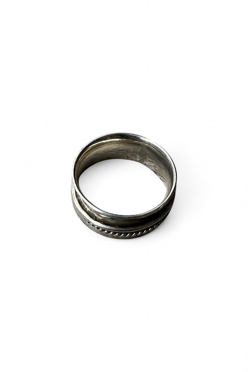 MADE IN MEXICO 925 SILVER RING / SILVER  [SIZE: 18号 USED]