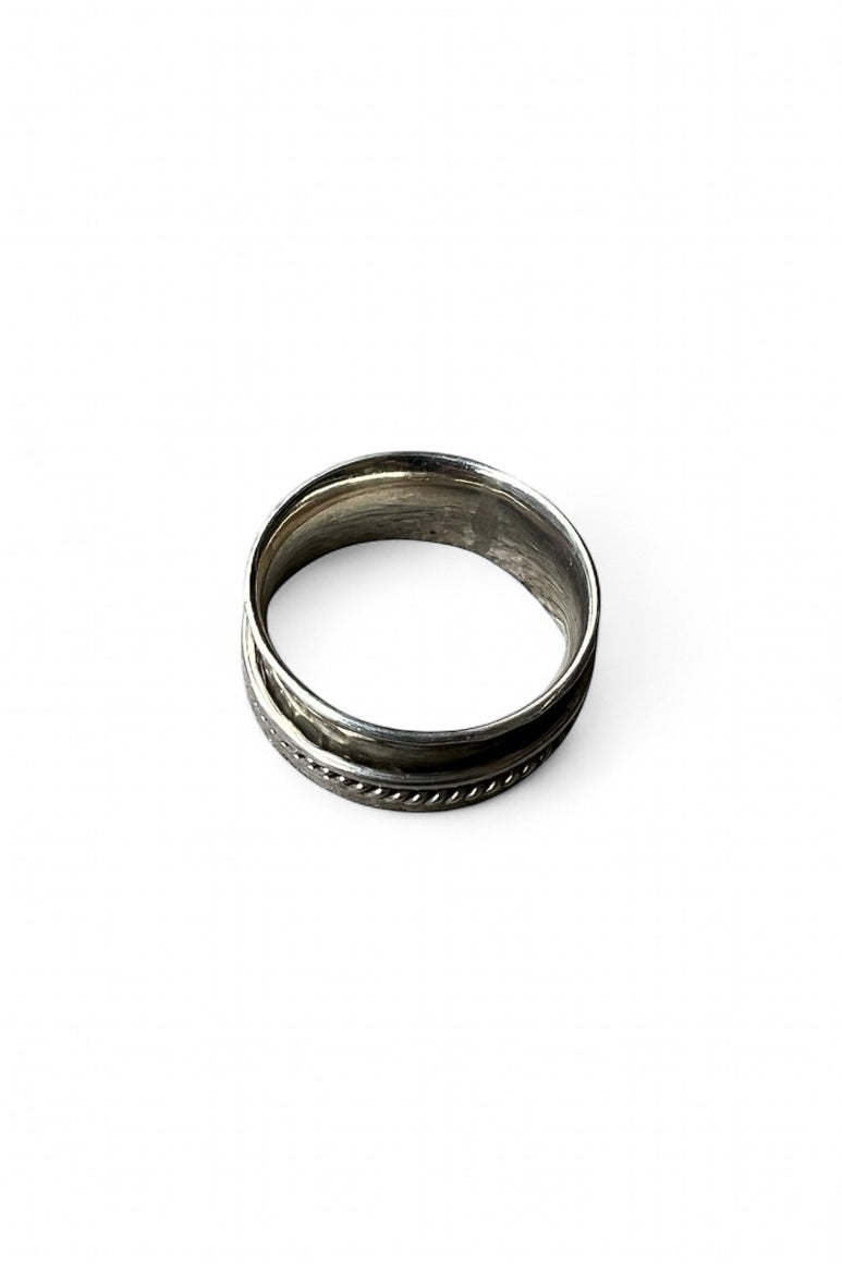 MADE IN MEXICO 925 SILVER RING / SILVER  [SIZE: 18号 USED]