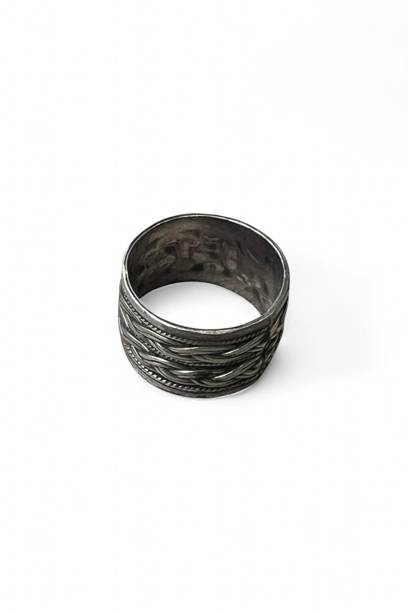 925 SILVER RING / SILVER  [SIZE: 17号 USED]