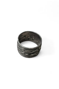 925 SILVER RING / SILVER  [SIZE: 17号 USED]