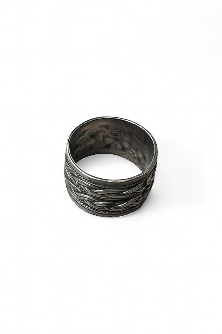 925 SILVER RING / SILVER  [SIZE: 17号 USED]