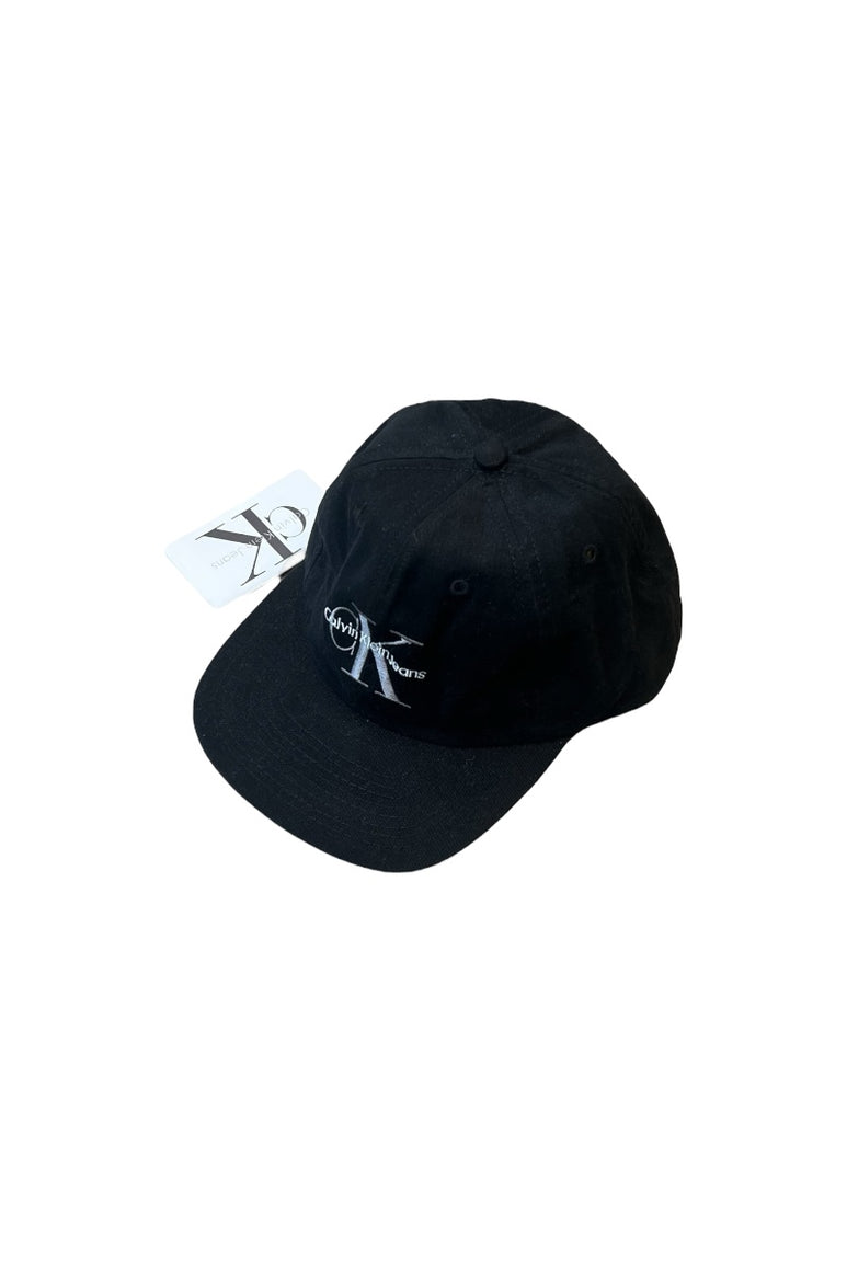 MADE IN USA 90'S 6 PANEL CAP / BLACK [SIZE: ONE SIZE DEADSTOCK/NOS]