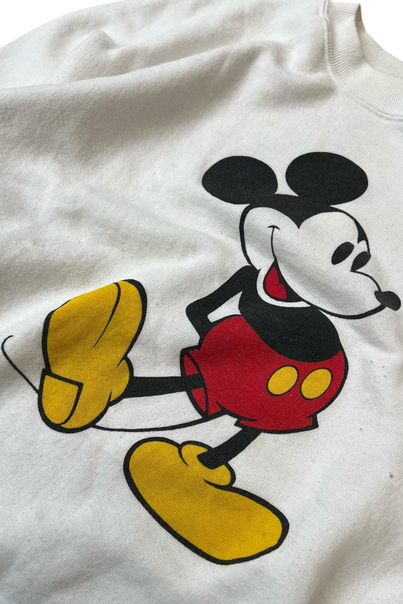MADE IN USA 80'S SWEATSHIRT / WHITE [SIZE: XL USED]
