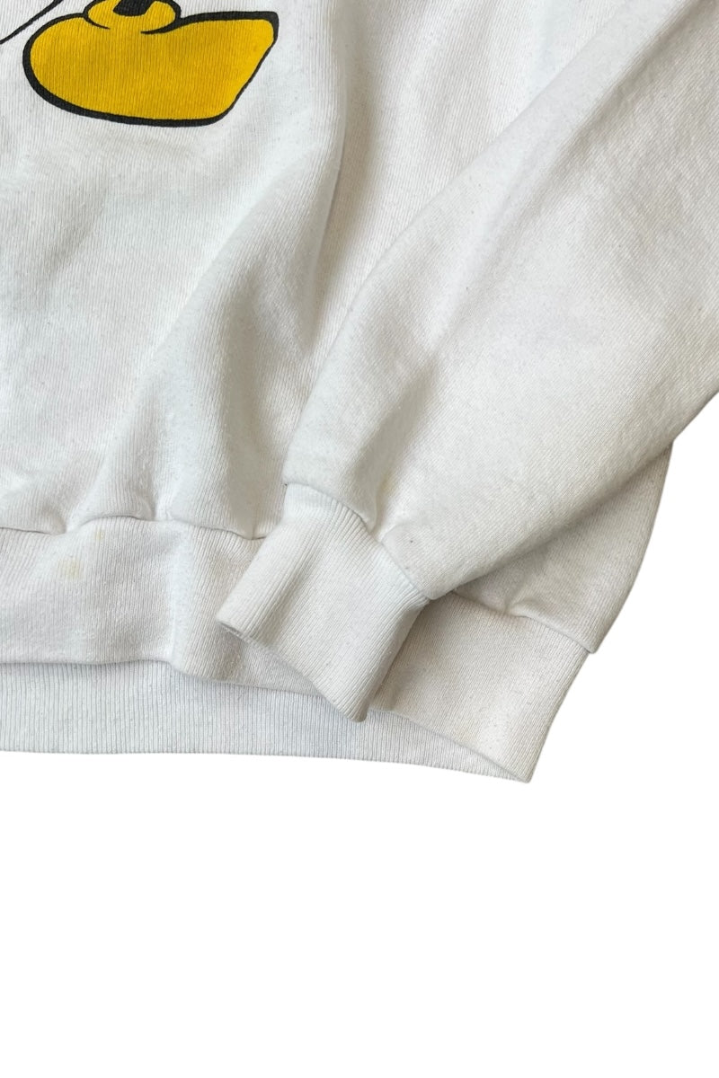 MADE IN USA 80'S SWEATSHIRT / WHITE [SIZE: XL USED]