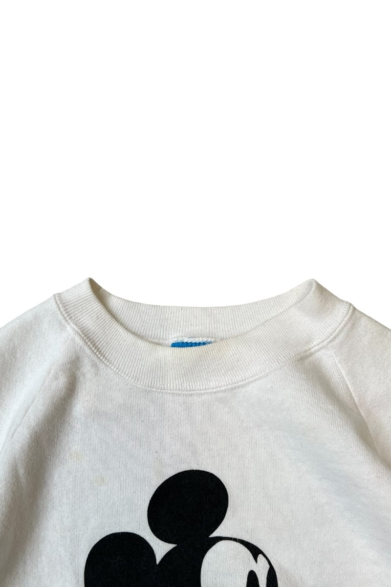 MADE IN USA 80'S SWEATSHIRT / WHITE [SIZE: XL USED]