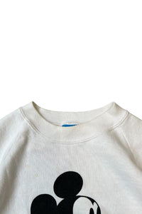 MADE IN USA 80'S SWEATSHIRT / WHITE [SIZE: XL USED]