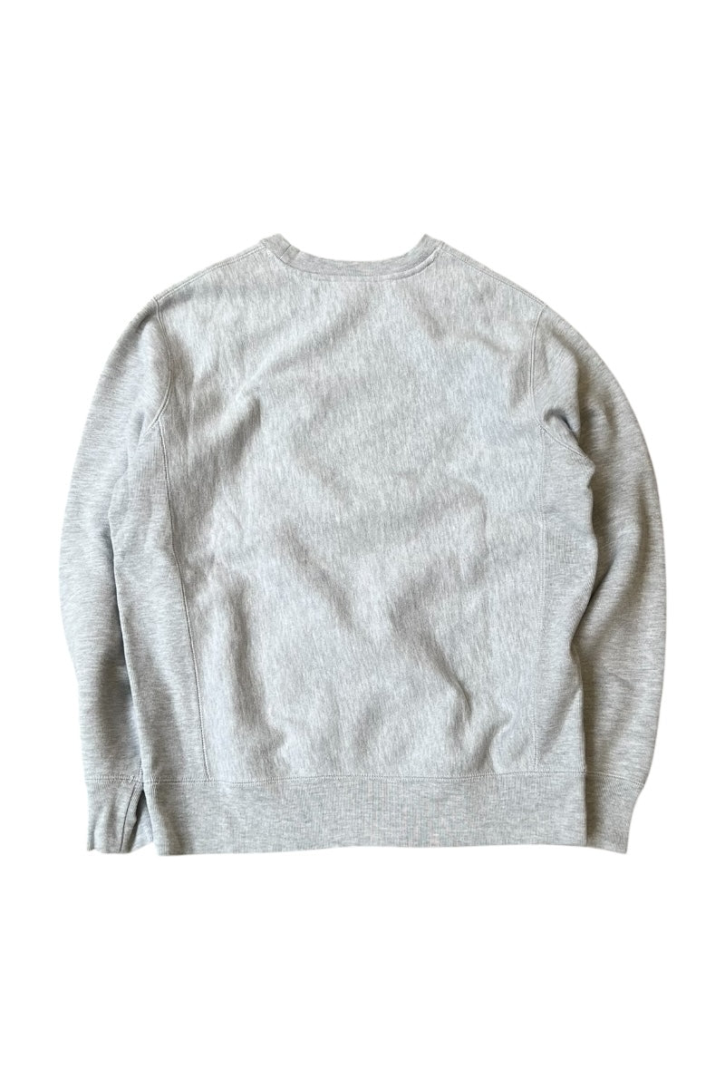 SKATEBOARDING LOGO SWEATSHIRT / GRAY [SIZE: S USED]