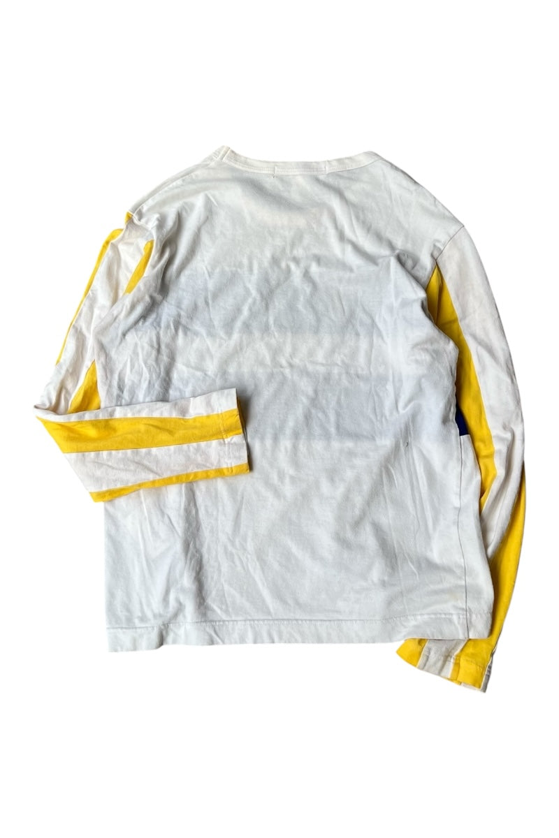 MADE IN FRANCE 15'S-19'S L/S T-SHIRT / WHITE [SIZE: S USED]