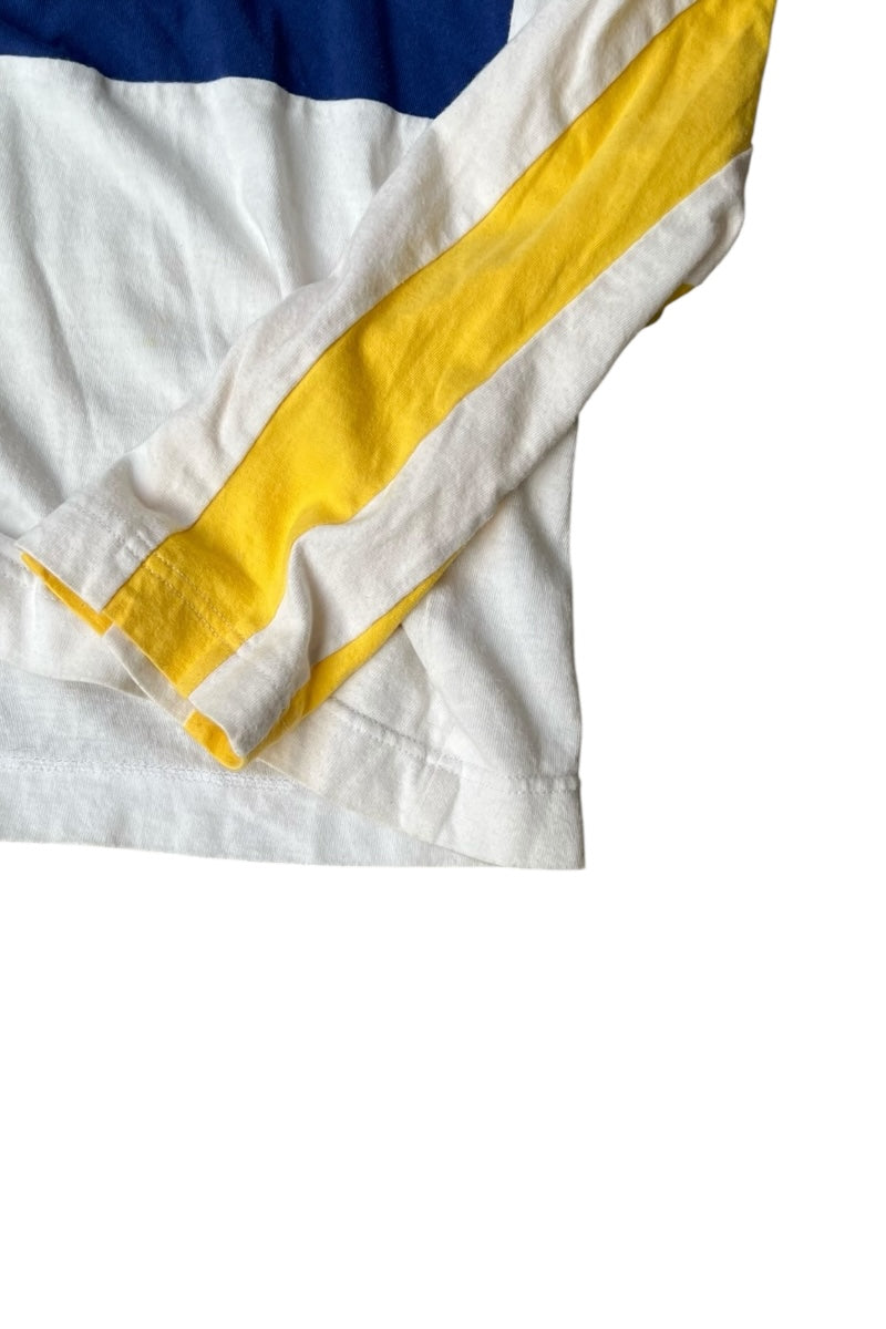 MADE IN FRANCE 15'S-19'S L/S T-SHIRT / WHITE [SIZE: S USED]
