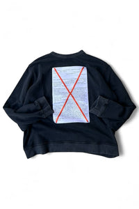 MADE IN TURKEY 16AW NDA SWEATSHIRT / BLACK [SIZE: L USED]