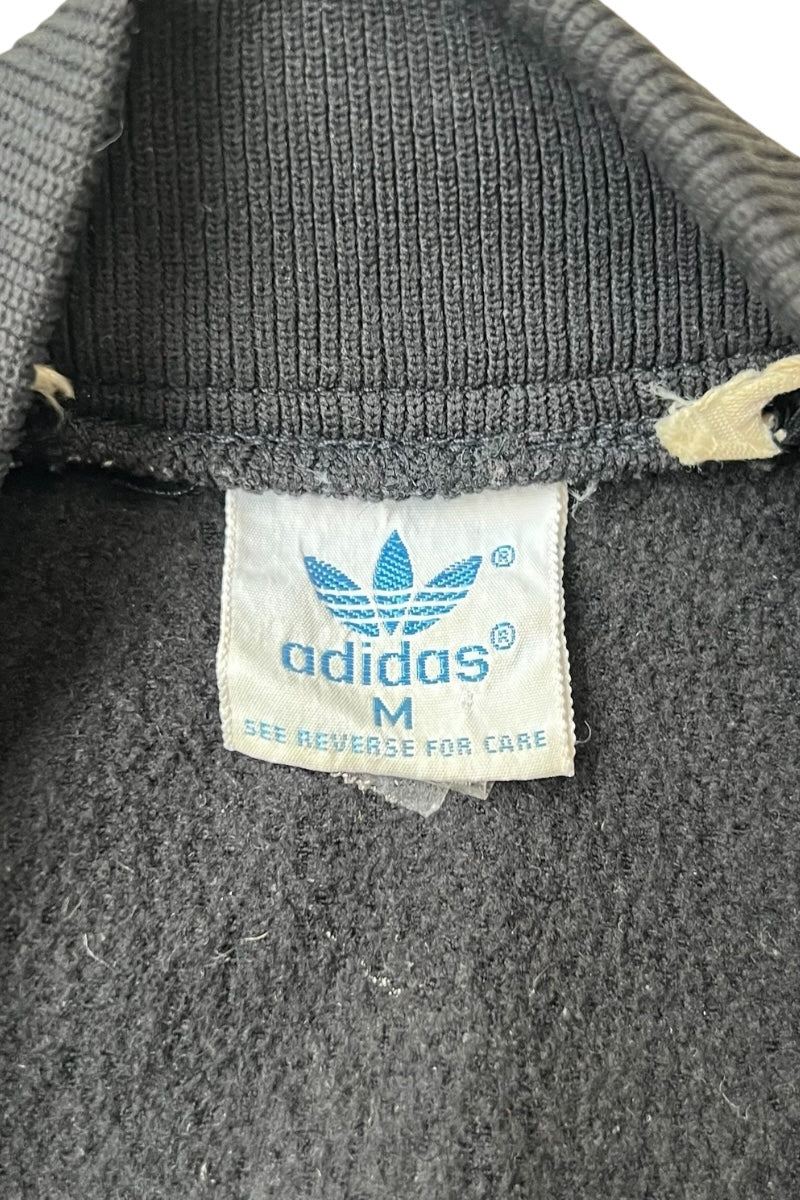 70'S SNAP BUTTON TRACK JACKET / BLACK [SIZE: M USED]