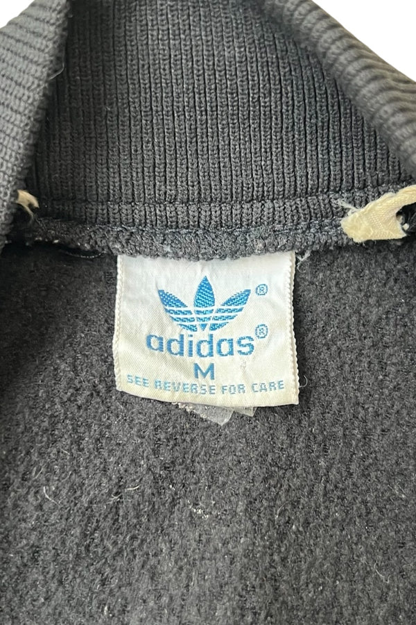 70'S SNAP BUTTON TRACK JACKET / BLACK [SIZE: M USED]