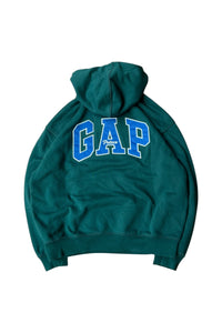 HOODIE SWEATSHIRT / GREEN [SIZE: L USED]
