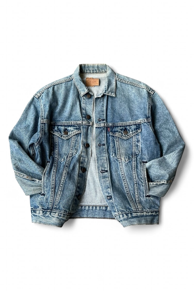 MADE IN USA 90'S 57506 0213 DENIM JACKET / INDIGO [SIZE: M USED]