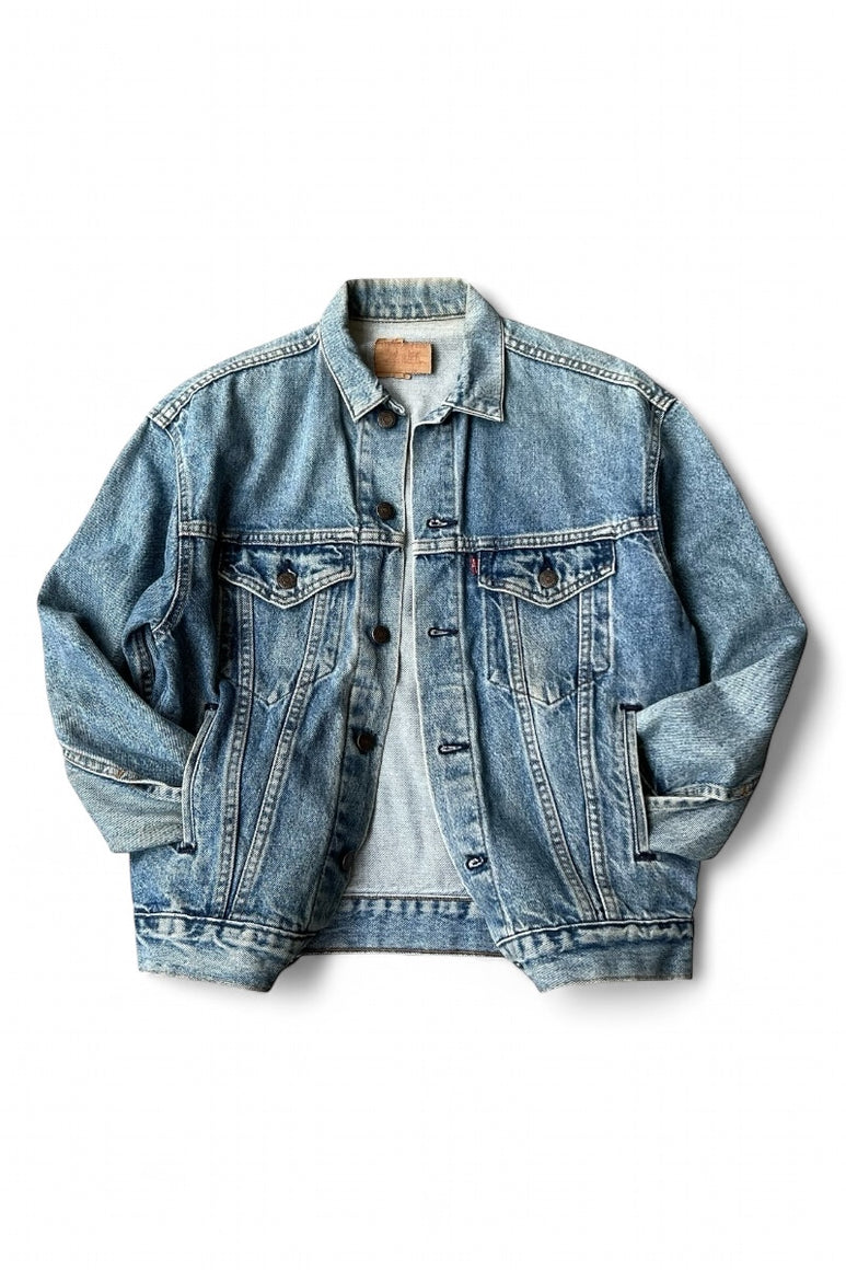 MADE IN USA 90'S 57506 0213 DENIM JACKET / INDIGO [SIZE: M USED]