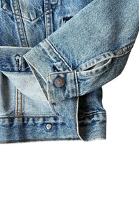 MADE IN USA 90'S 57506 0213 DENIM JACKET / INDIGO [SIZE: M USED]