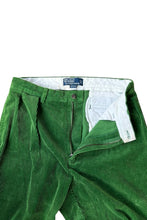 画像をギャラリービューアに読み込む, 90&#39;S ANDREW CORDUROY PANTS / GREEN [SIZE: 33 USED]
