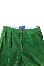 画像をギャラリービューアに読み込む, 90&#39;S ANDREW CORDUROY PANTS / GREEN [SIZE: 33 USED]
