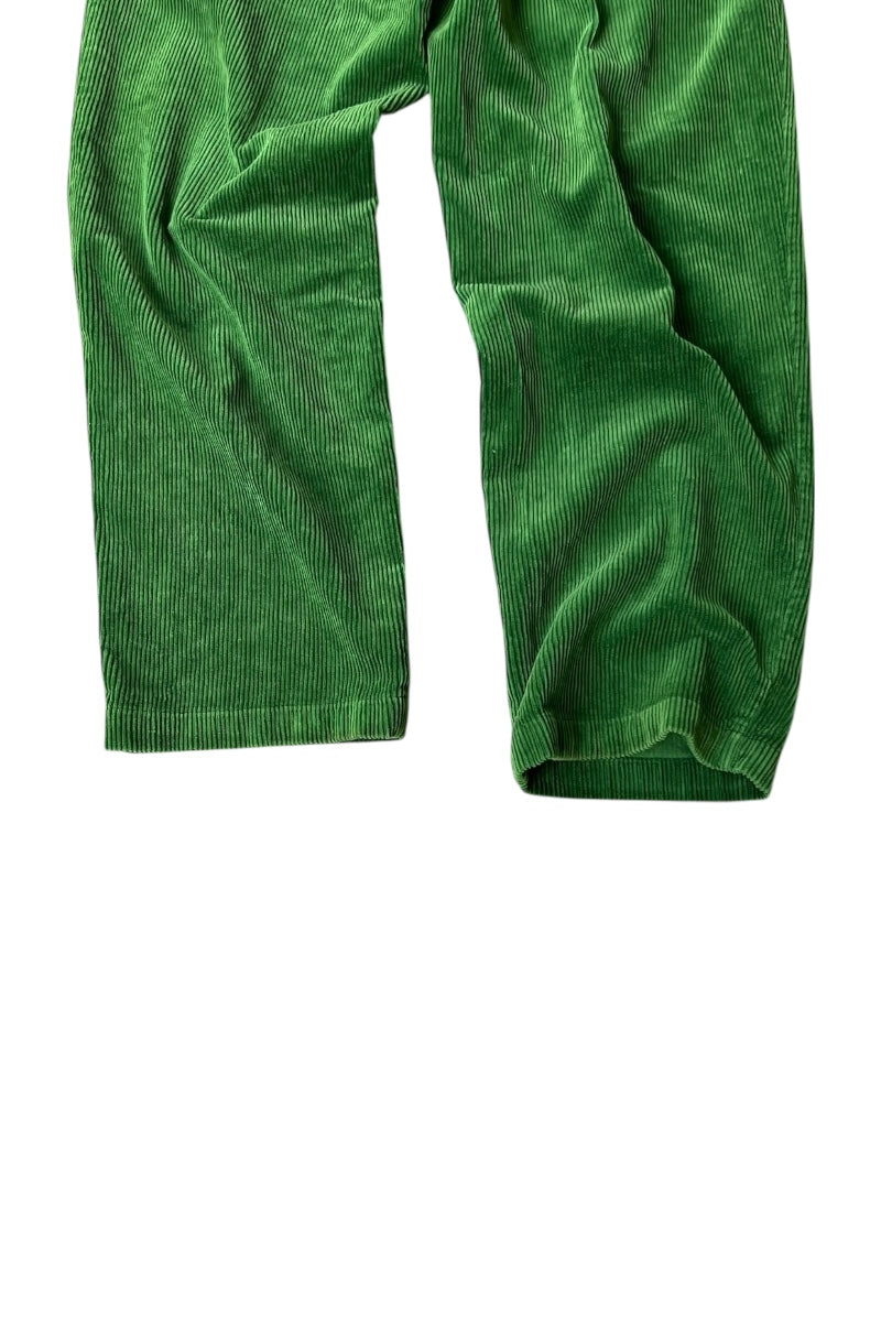 90'S ANDREW CORDUROY PANTS / GREEN [SIZE: 33 USED]