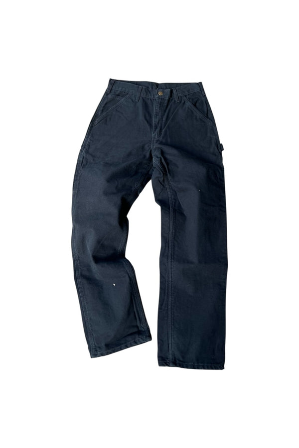 18SS DUCK PAINTER PANTS W/CHECK LINER USA PRODUCT / BLACK [SIZE: 31 USED]