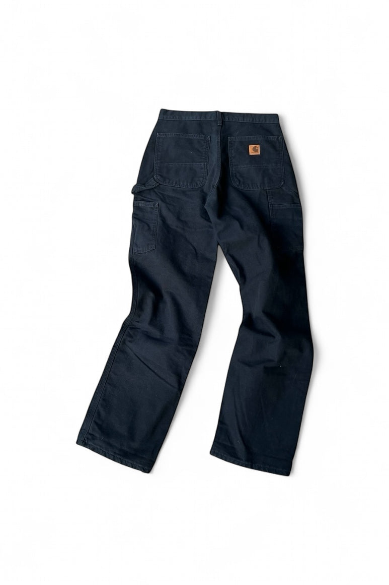 18SS DUCK PAINTER PANTS W/CHECK LINER USA企画品 / BLACK [SIZE: 31 USED]