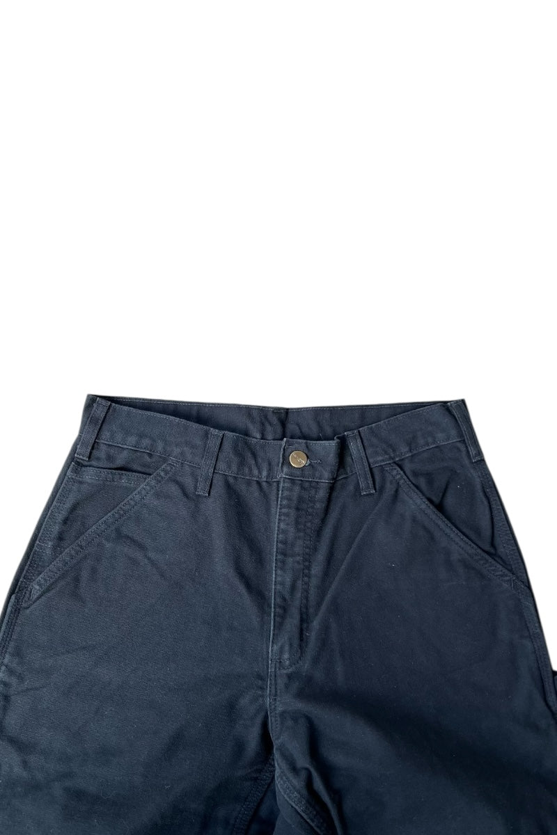18SS DUCK PAINTER PANTS W/CHECK LINER USA PRODUCT / BLACK [SIZE: 31 USED]
