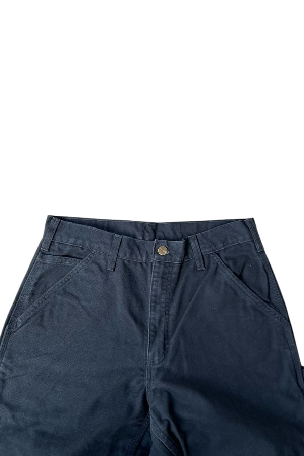 18SS DUCK PAINTER PANTS W/CHECK LINER USA PRODUCT / BLACK [SIZE: 31 USED]