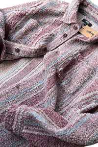 23AW SHERPA SHIRT JACKET / STRIPE [SIZE: S DEADSTOCK/NOS]