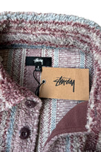 画像をギャラリービューアに読み込む, 23AW SHERPA SHIRT JACKET / STRIPE [SIZE: S DEADSTOCK/NOS]
