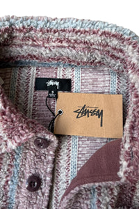 23AW SHERPA SHIRT JACKET / STRIPE [SIZE: S DEADSTOCK/NOS]