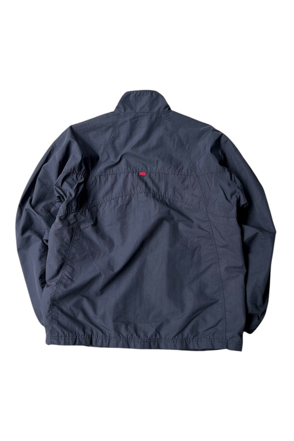90'S ZIP NYLON JACKET LINER FLEECE / BLACK [SIZE: M USED]