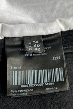 画像をギャラリービューアに読み込む, MADE IN ITALY 17AW WOOL &amp; LEATHER PEA COAT / BLACK [SIZE: 46 USED]

