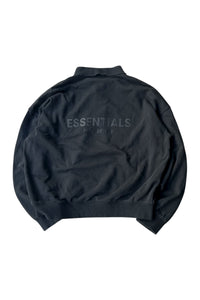 FEAR OF GOD L/S POLO SWEATSHIRT / BLACK [SIZE: S USED]