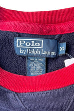 画像をギャラリービューアに読み込む, 90&#39;S USA PATCH SWEATSHIRT / NAVY [SIZE: XL USED]
