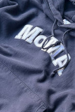 画像をギャラリービューアに読み込む, MOMA LOGO REVERSE WEAVE SWEAT HODDIE / NAVY [SIZE: M USED]
