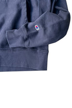 画像をギャラリービューアに読み込む, MOMA LOGO REVERSE WEAVE SWEAT HODDIE / NAVY [SIZE: M USED]
