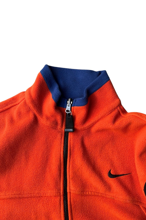 90'S FLEECE VEST / ORANGE [SIZE: L USED]