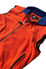 画像をギャラリービューアに読み込む, 90&#39;S FLEECE VEST / ORANGE [SIZE: L USED]
