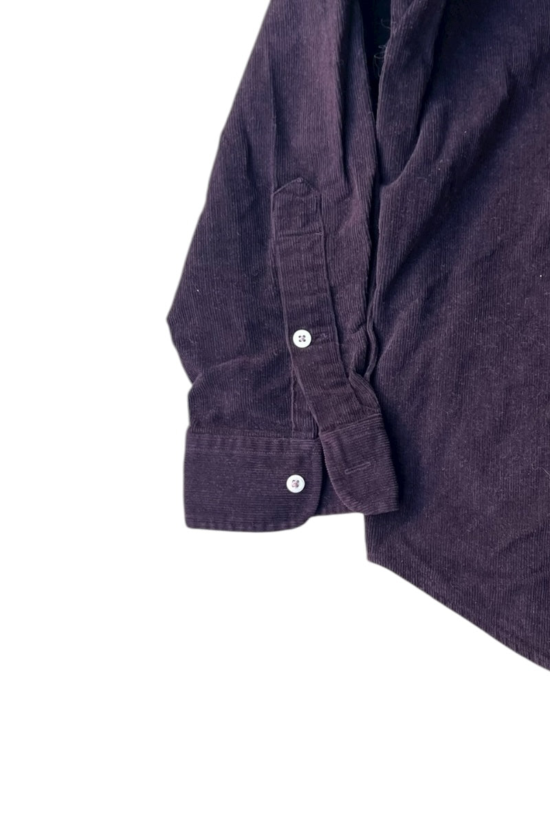 90'S BLAIRE L/S CORDUROY SHIRT / PURPLE [SIZE: L USED]