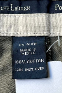 MADE IN MEXICO 90'S TUCK CHINO PANTS / OLIVE [SIZE: 32 USED]