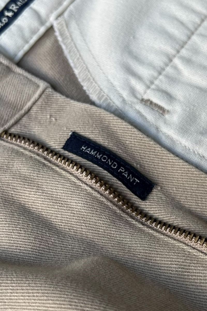 90s TUCK CHINO PANTS / BEIGE [SIZE: 33 USED]