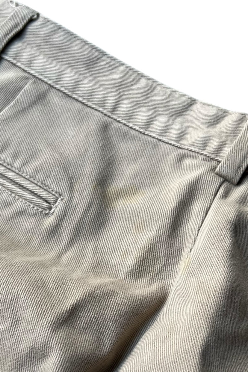 90s TUCK CHINO PANTS / BEIGE [SIZE: 33 USED]