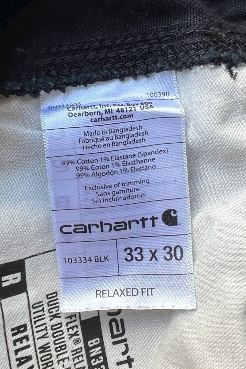 21'S DOUBLE KNEE PANTS USA MODEL / BLACK [SIZE: 33 USED]