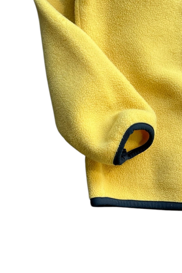 Y2K 00'S MADE IN MEXICO SYNCHILLA T-SNAP FLEECE JACKET / YELLOW [SIZE: S USED]