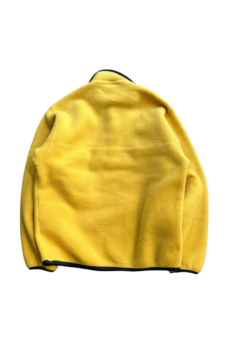 Y2K 00'S MADE IN MEXICO SYNCHILLA T-SNAP FLEECE JACKET / YELLOW [SIZE: S USED]