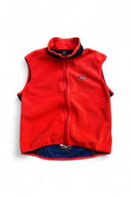 画像をギャラリービューアに読み込む, MADE IN USA 90&#39;S FLEECE VEST / ORANGE [SIZE: L USED]
