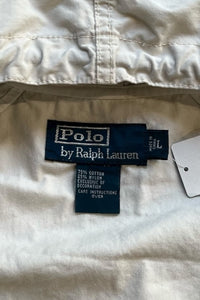 BIG PONY ZIP HOODIE JACKET 90'S 復刻 / WHITE [SIZE: L USED]